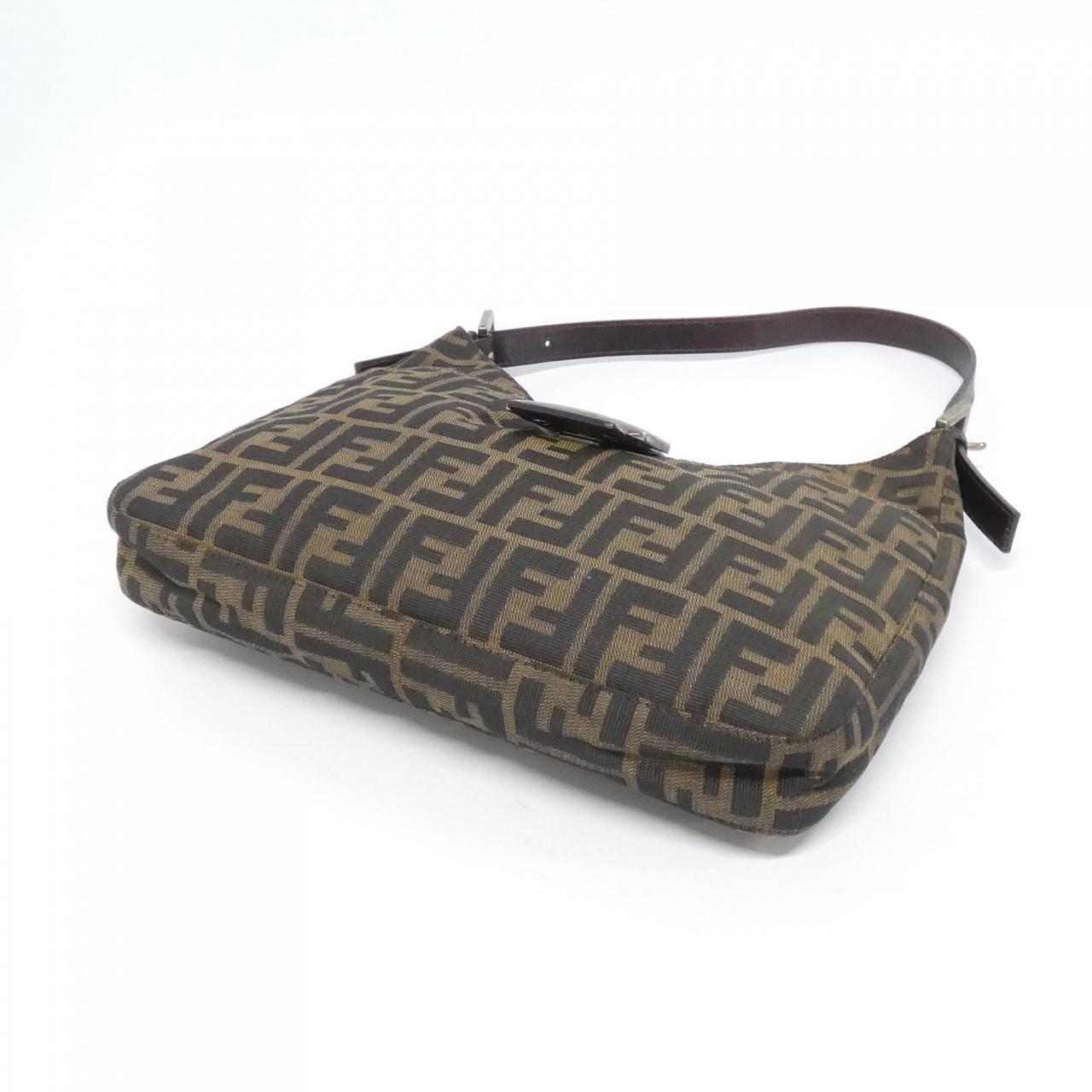 Fendi 26569 Canvas Shoulder Bag