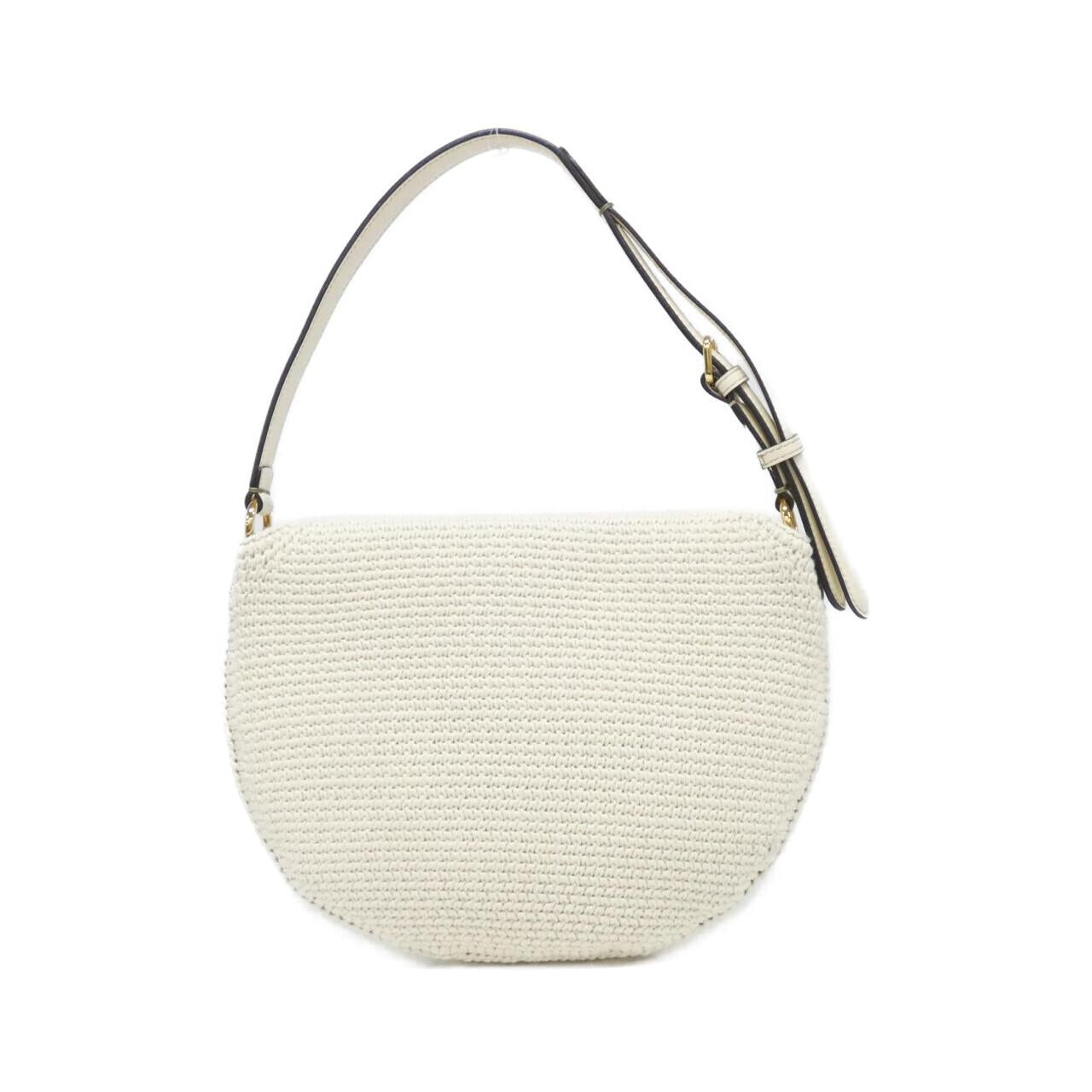 Fendi Croissant Small Canvas Shoulder Bag