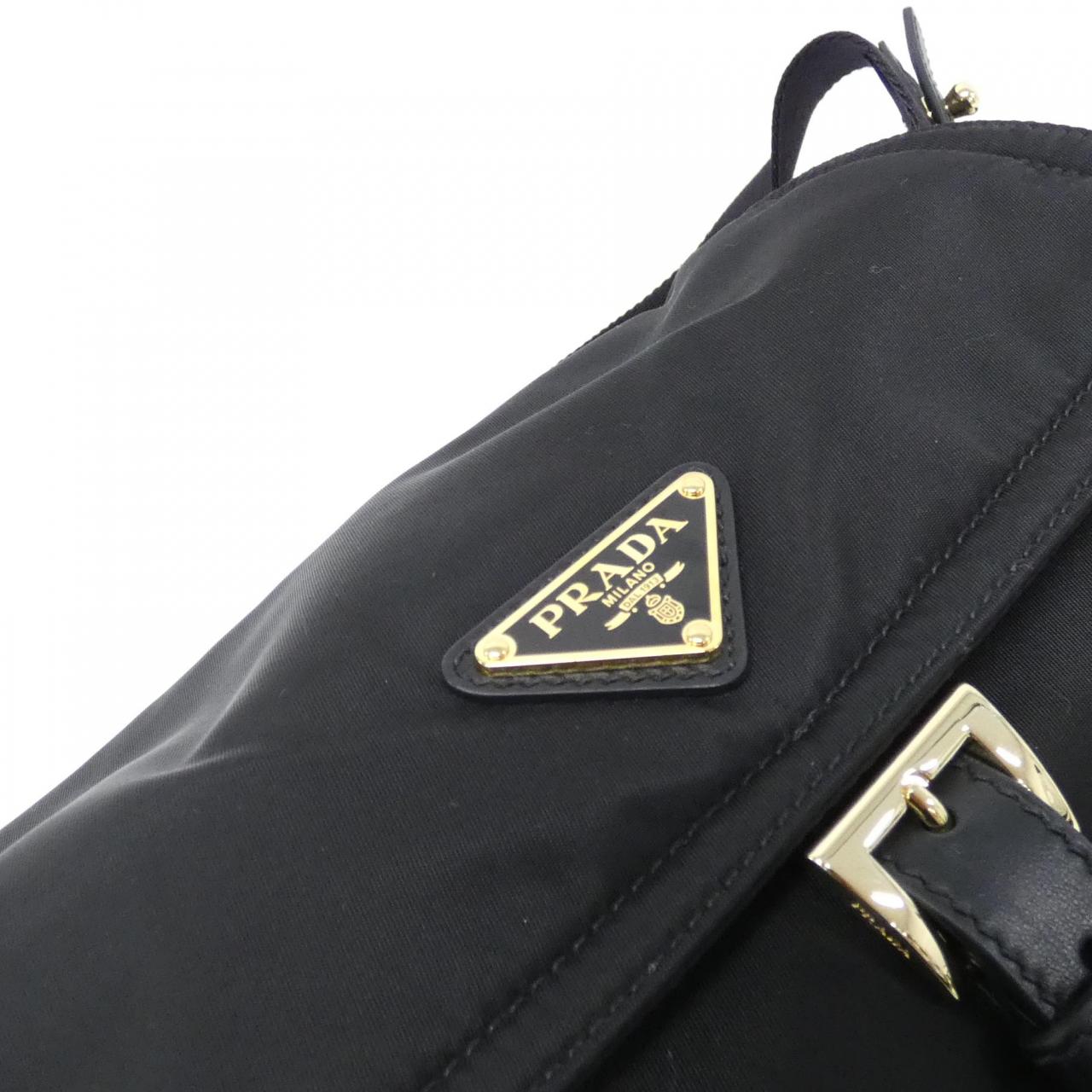 Prada 1BD394 Tessuto Vitello Shoulder Bag