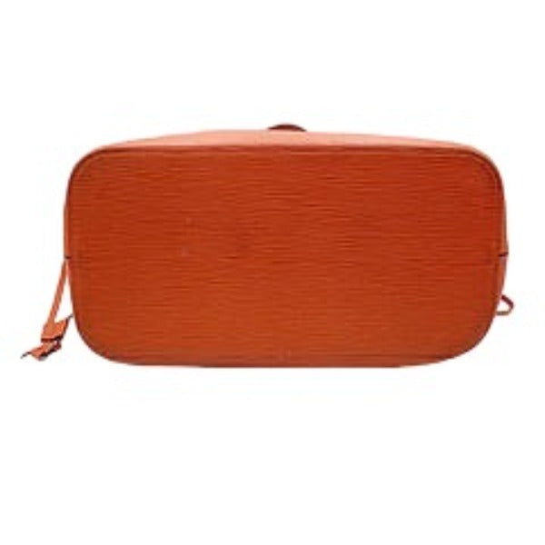 LOUIS VUITTON Tote Bag Epi Leather Orange Tote Bag Epi Neverfull MM Women