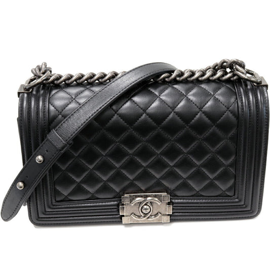 Chanel Lambskin Boy Chanel Shoulder Bag A67086