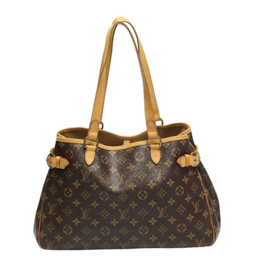 LOUIS VUITTON Tote Bag Monogram canvas Brown bag Monogram Batignolles Horizontal Women