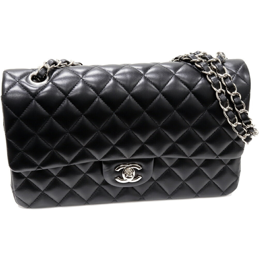 Chanel Lambskin Classic Handbag 2way Chain Shoulder Bag A01112