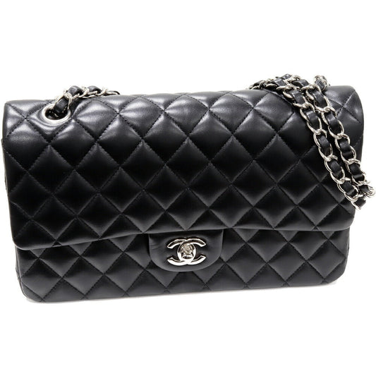 Chanel Lambskin Classic Handbag 2way Chain Shoulder Bag A01112