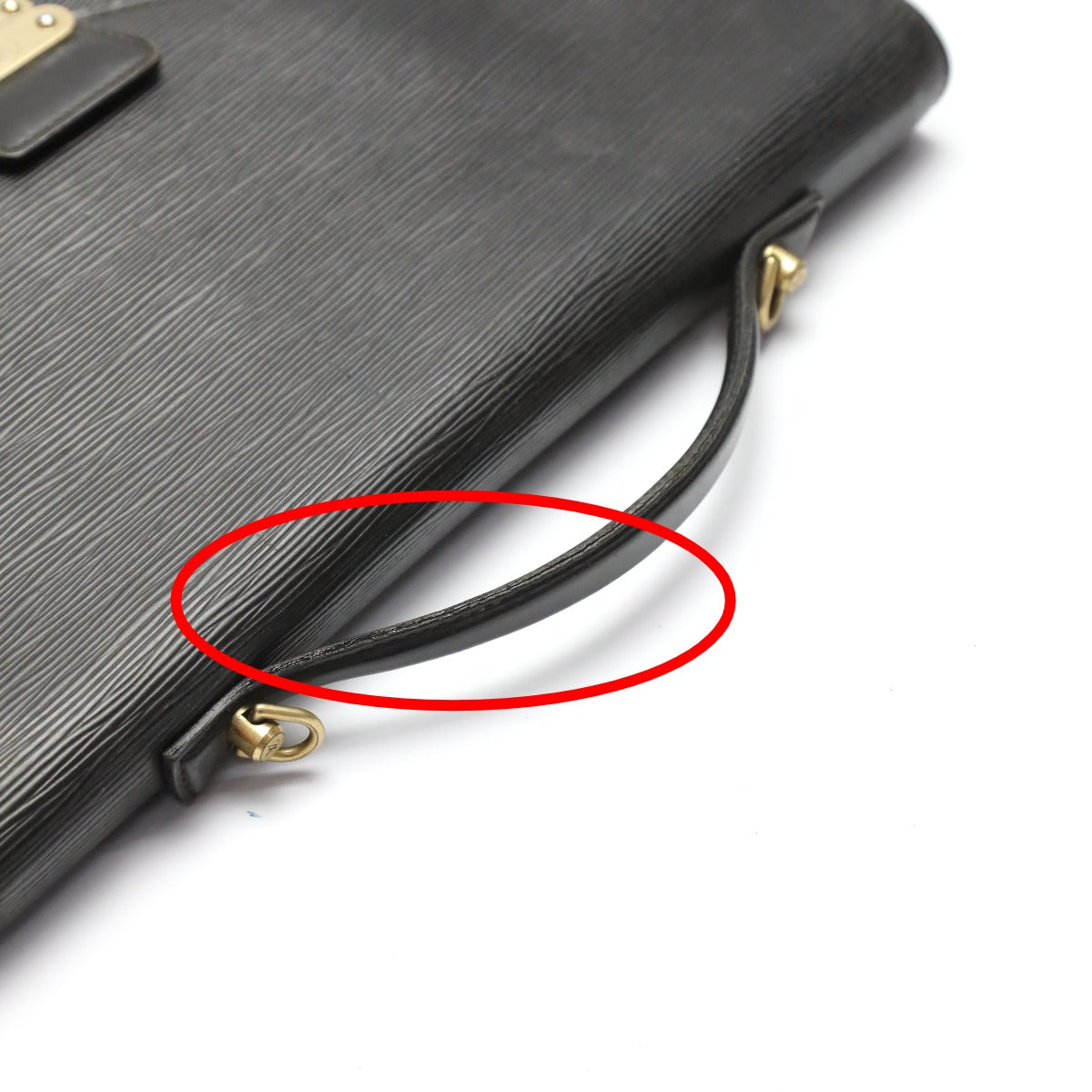 LOUIS VUITTON Business bag M54462 Epi Leather Noir Business bag Epi Porto de cuman bandouliere mens