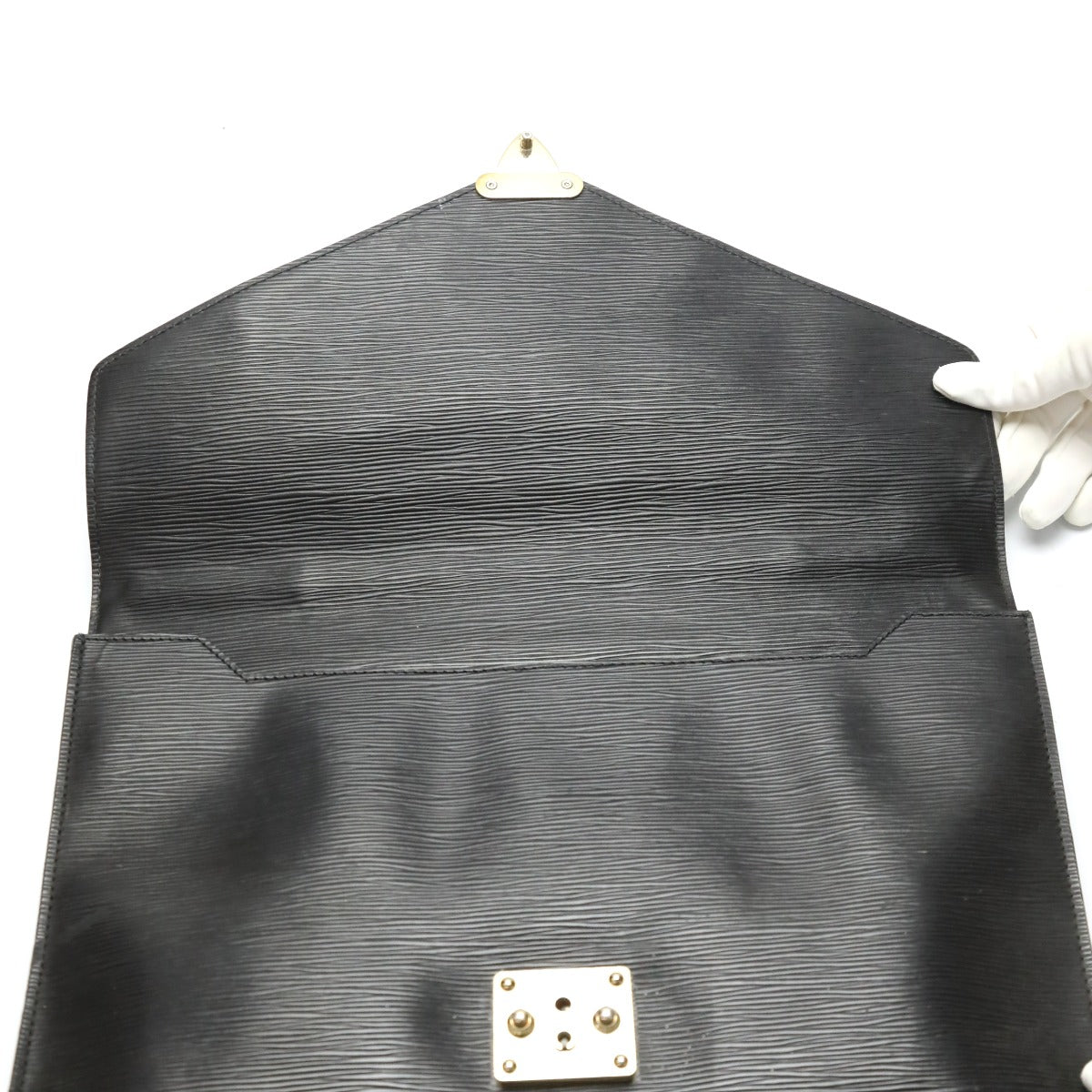LOUIS VUITTON Business bag M54462 Epi Leather Noir Business bag Epi Porto de cuman bandouliere mens