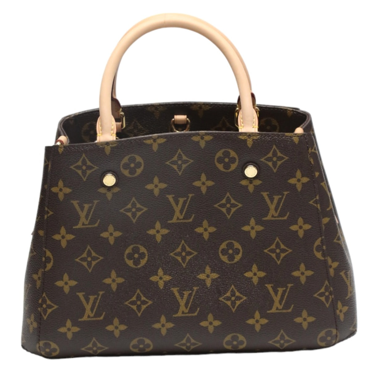 LOUIS VUITTON Shoulder Bag Monogram canvas Brown Montaigne BB Monogram Handbag Women
