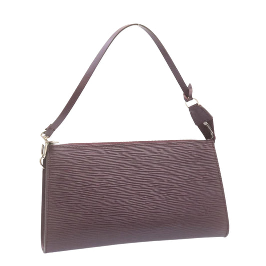 LOUIS VUITTON Epi Pochette Accessoires Pouch Purple M5298K LV Auth 23067A