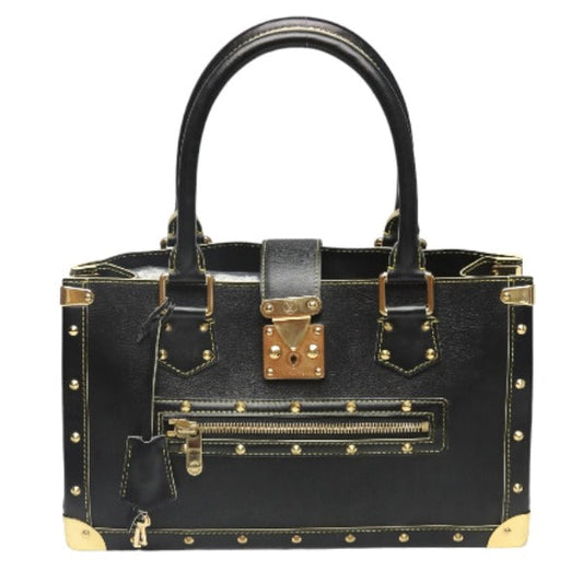 LOUIS VUITTON Tote Bag leather Noir Tote Bag Suhari Fabreau Women