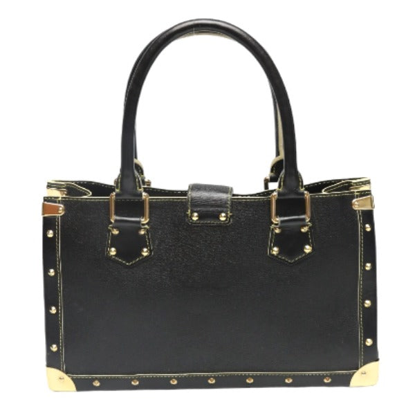 LOUIS VUITTON Tote Bag leather Noir Tote Bag Suhari Fabreau Women