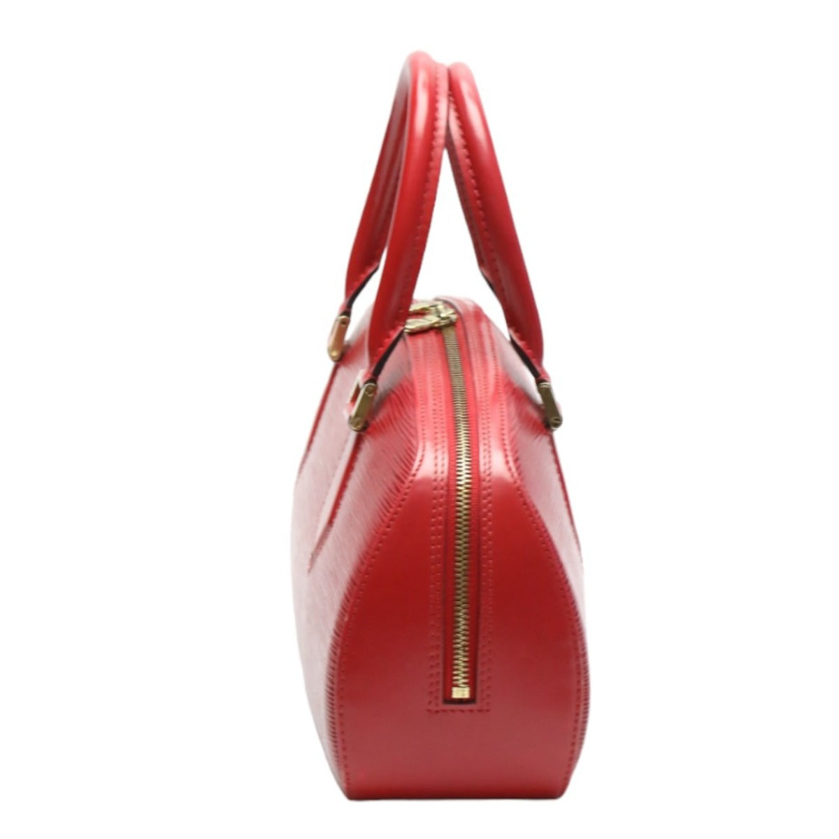 LOUIS VUITTON Handbag Epi Leather Castilian red Handbag Epi jasmine unisex(Unisex)