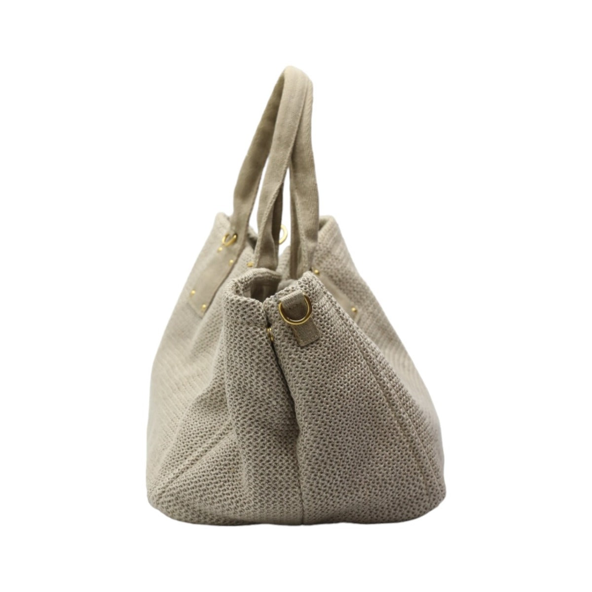PRADA Tote Bag canvas beige 2WAY bag canvas Canapa Women