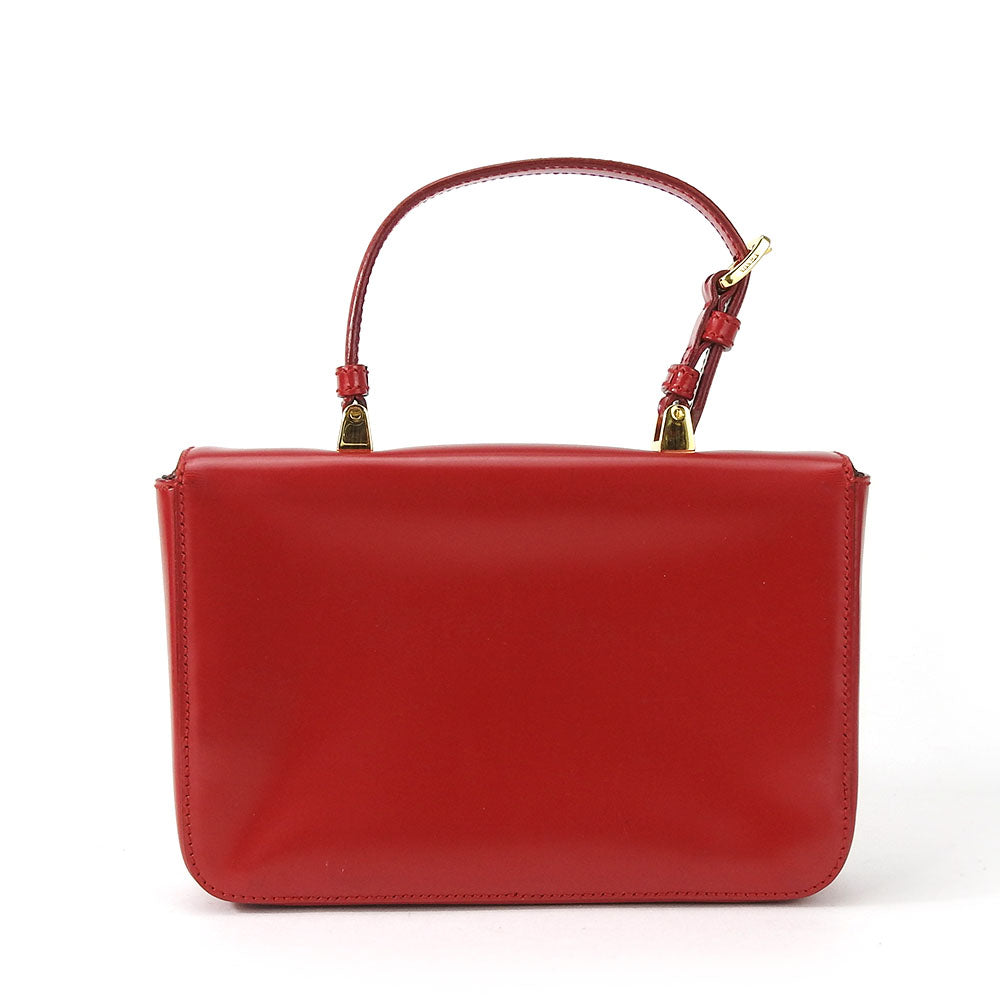 PRADA Handbag BN1670 Calfskin Red