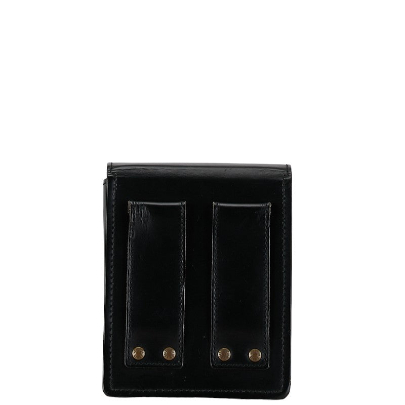 Louis Vuitton Liège Line Pister Waist Bag M92222 Noir Black Leather Louis Vuitton