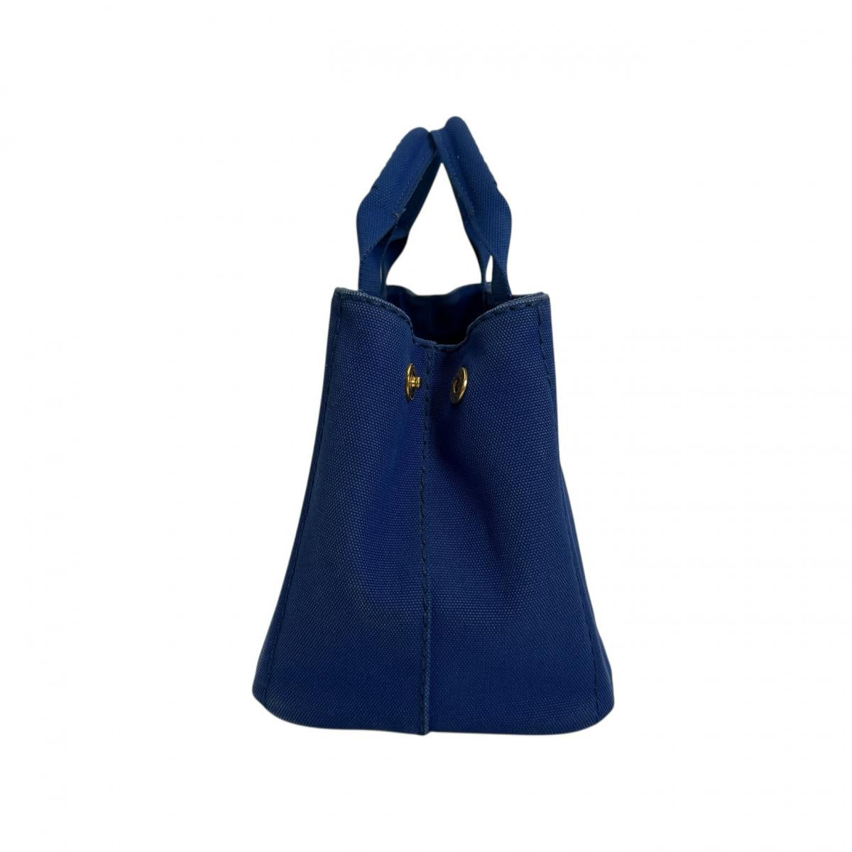 PRADA Tote Bag B2439G denim blue Shoulder Bag tote mini Canapa Women