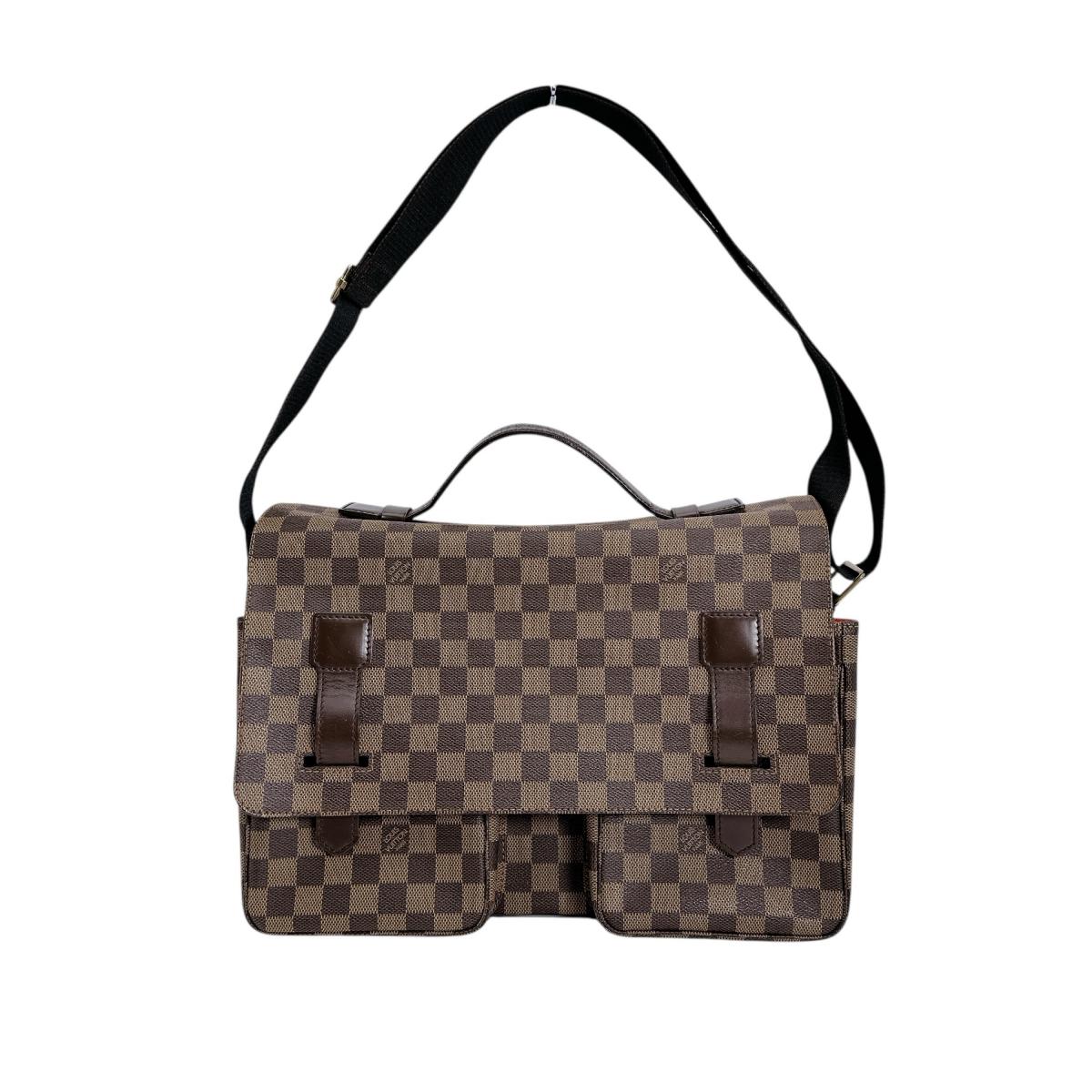 LOUIS VUITTON Shoulder Bag Damier canvas Brown bag Damier Broadway unisex(Unisex)