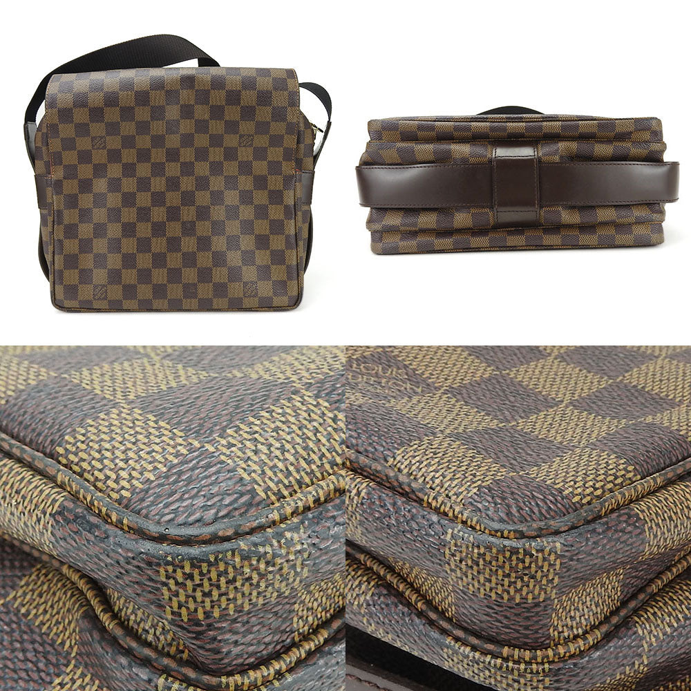 LOUIS VUITTON Shoulder Bag Damier Brown Naviglio