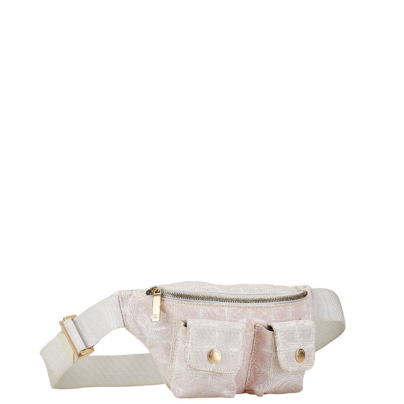 Chanel New Travel Line Canvas Waist Bag Classic Flap