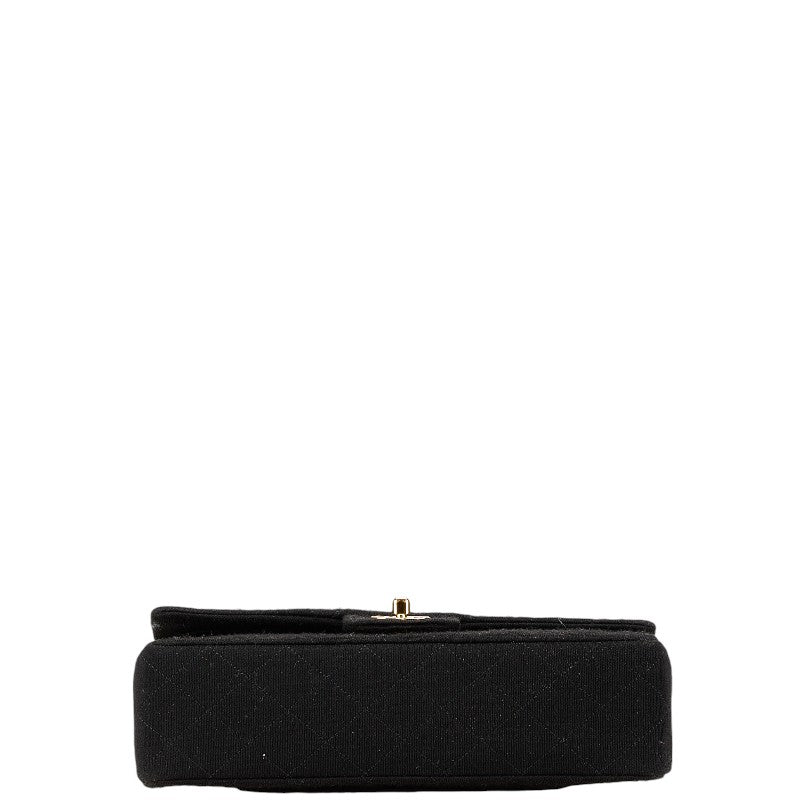 Chanel Matelasse Double Flap Cotton Shoulder Bag Classic Flap