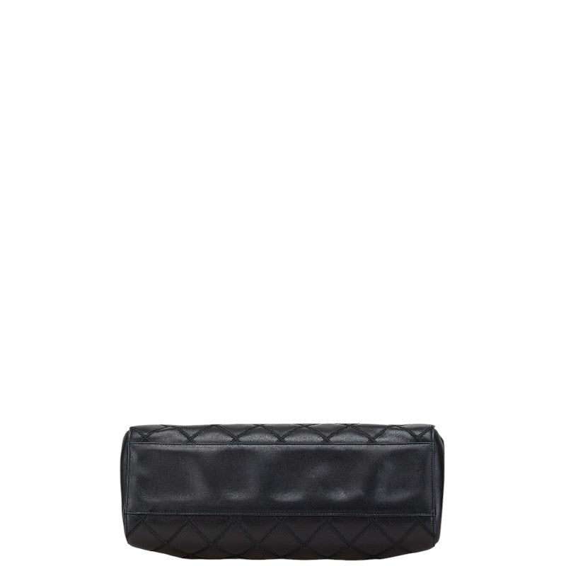 Chanel Bicolore Coco Mark Leather Chain Shoulder Bag