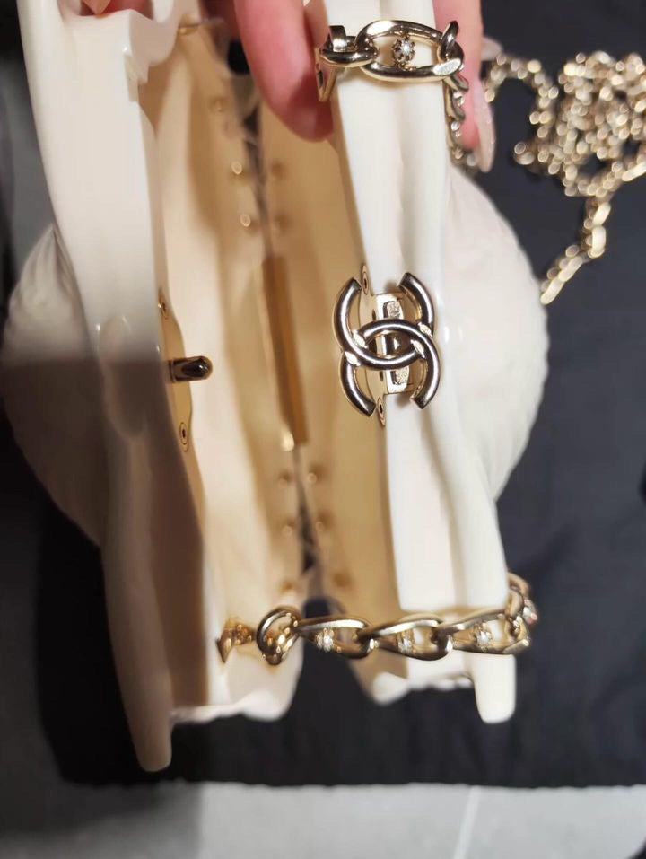 Chanel Shell MinaudiÃ¨re Clutch Bag