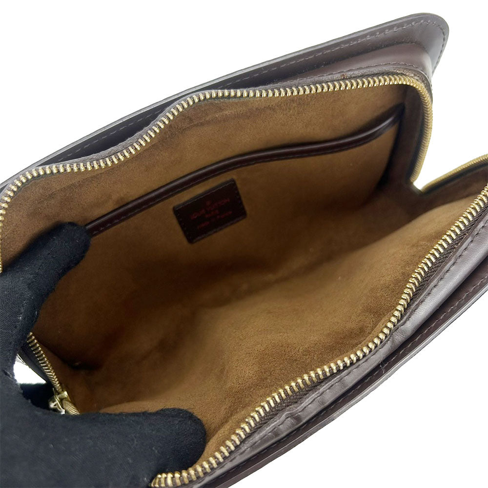LOUIS VUITTON business bag N51993 Damier Brown Saint Louis mens