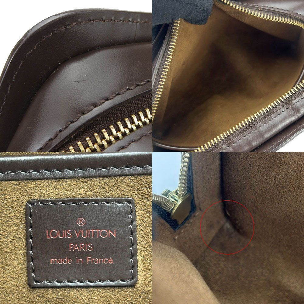 LOUIS VUITTON business bag N51993 Damier Brown Saint Louis mens