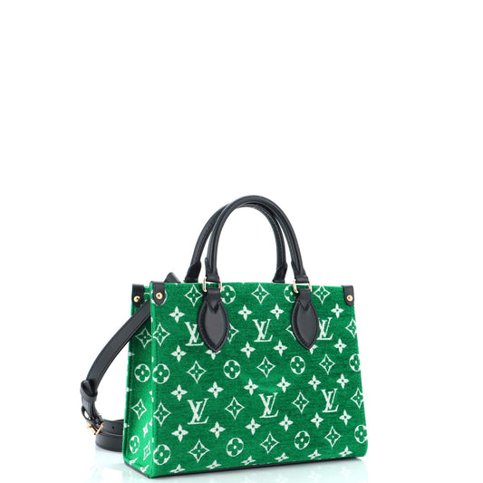 Louis Vuitton OnTheGo Tote LV Match Monogram Jacquard Velvet PM