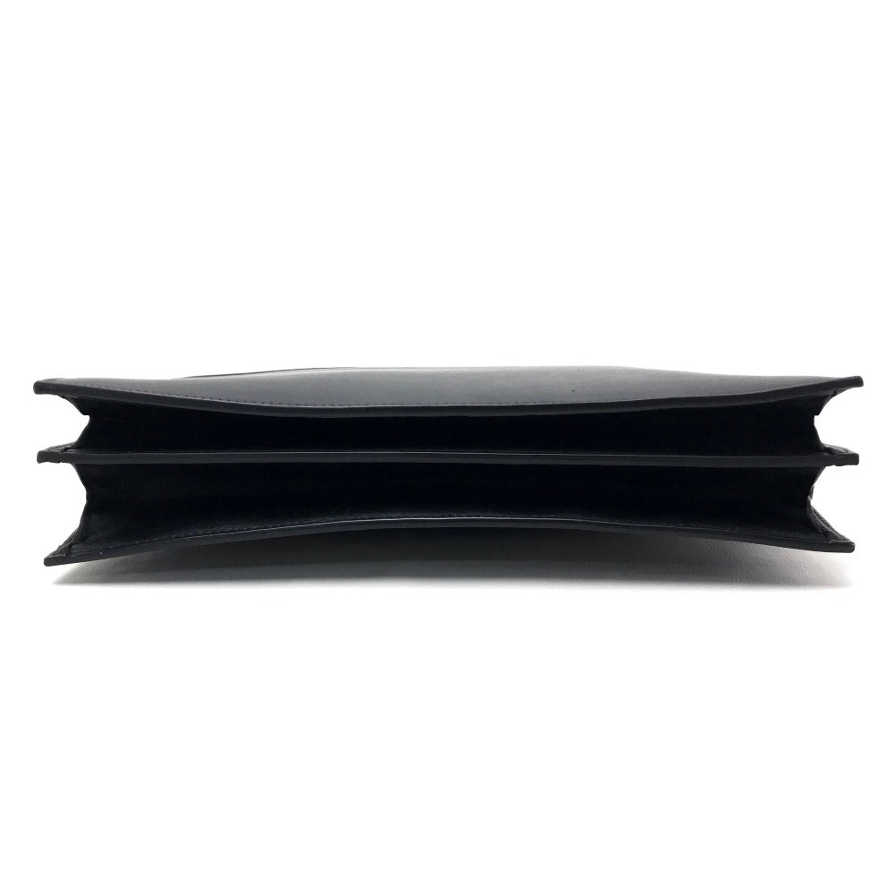CELINE Clutch bag leather black Spring / Summer 2015 Tricolor Pocket Medium Clutch Women