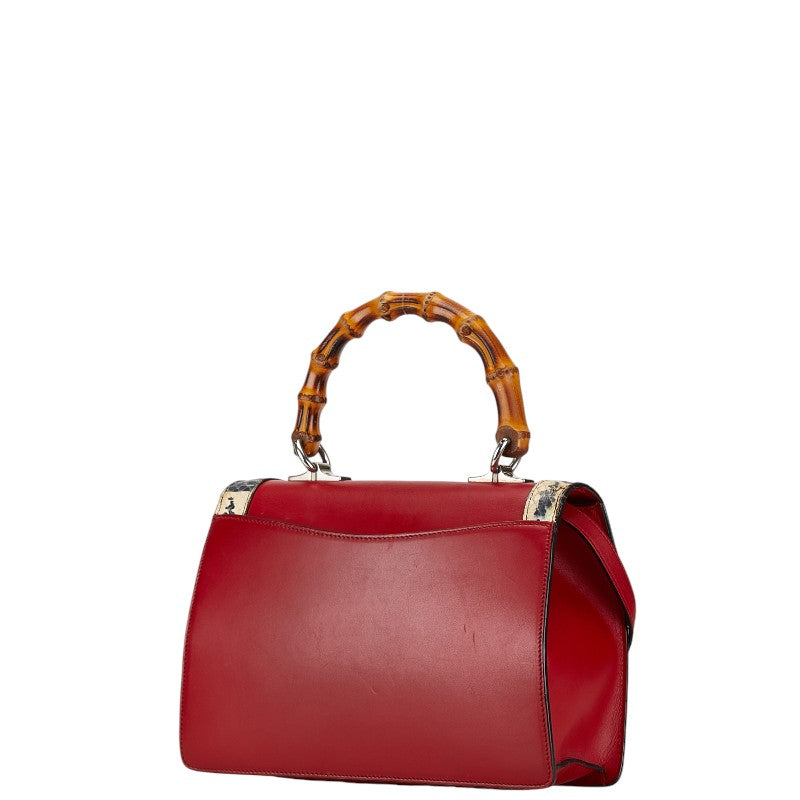 Gucci Lilith Bamboo Leather 2way Bag
