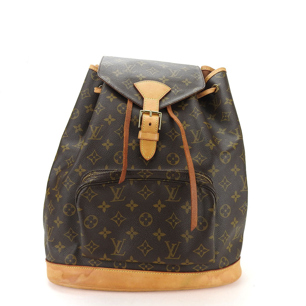 LOUIS VUITTON Backpack Monogram Brown MontsourisGM Women