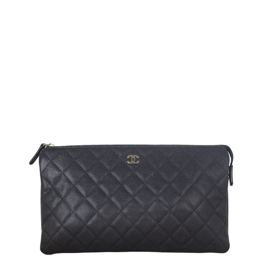 Chanel Classic Double Pocket Zip Pouch