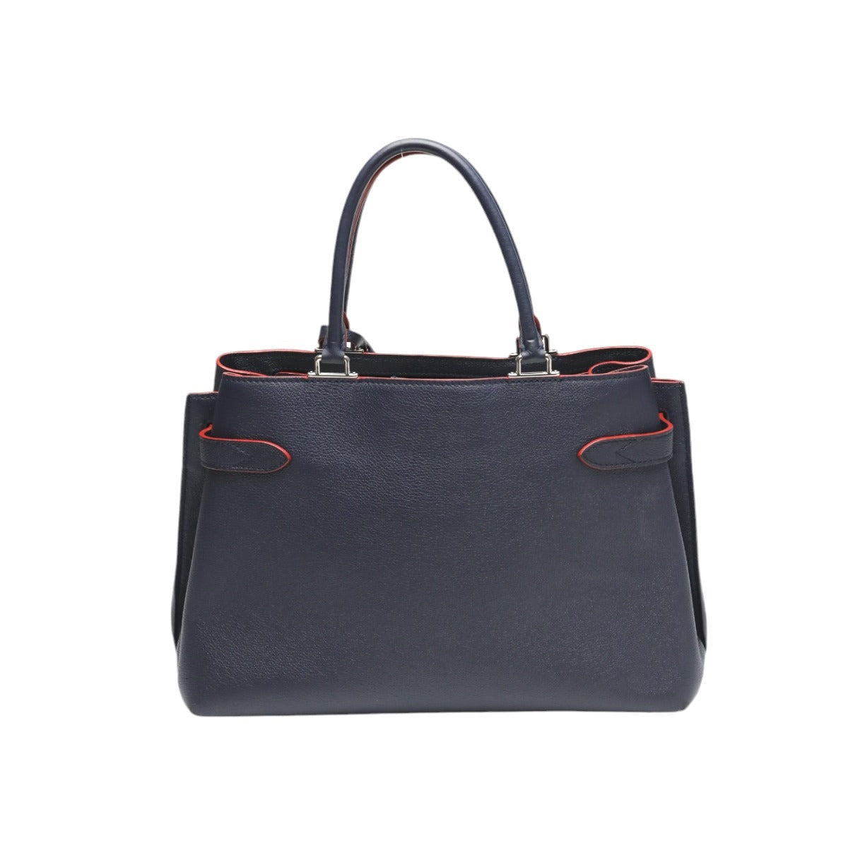 LOUIS VUITTON Handbag Calfskin Navy x red bag Rock Me Day Marine Rouge Women