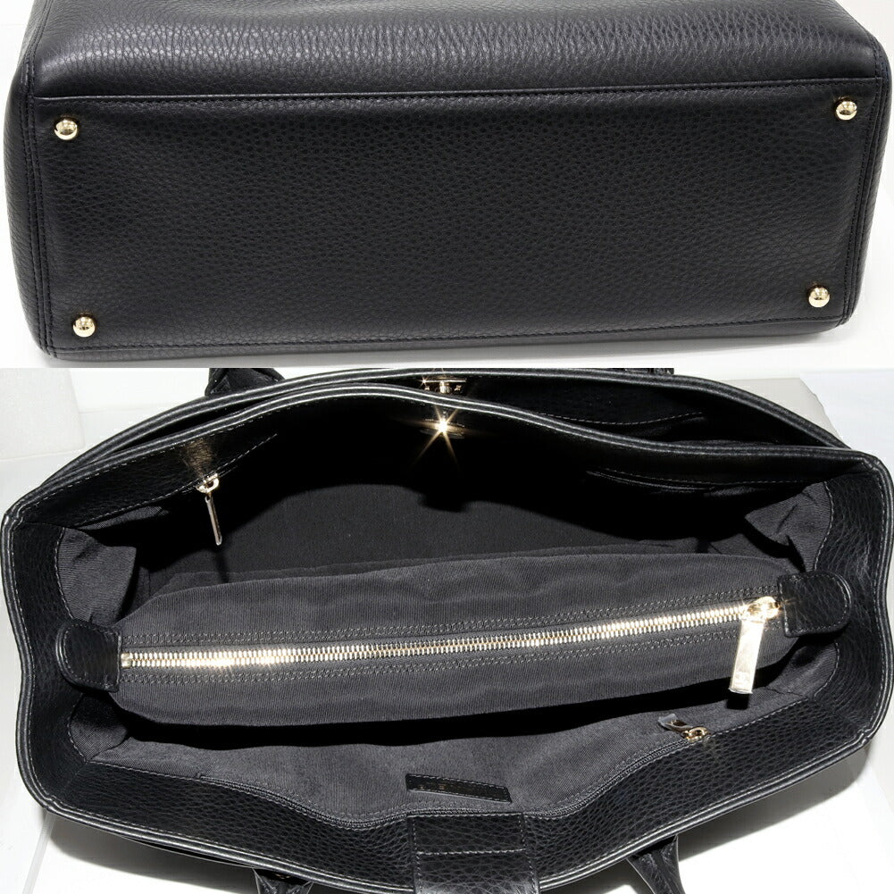 Chanel Soft Caviar Skin Executive 2way Tote Bag Classic Flap