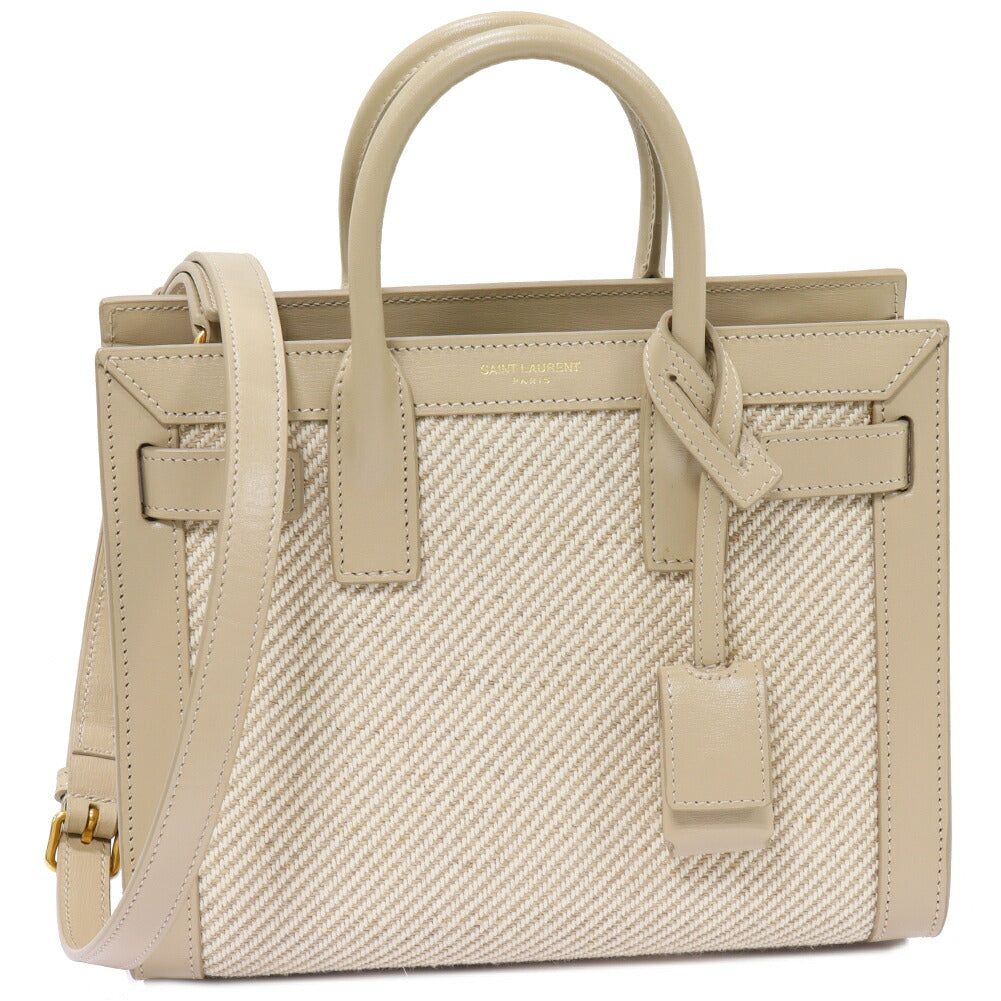 Saint Laurent Paris Calf Sac de Jour 2way Bag 400632 FAACT 9771