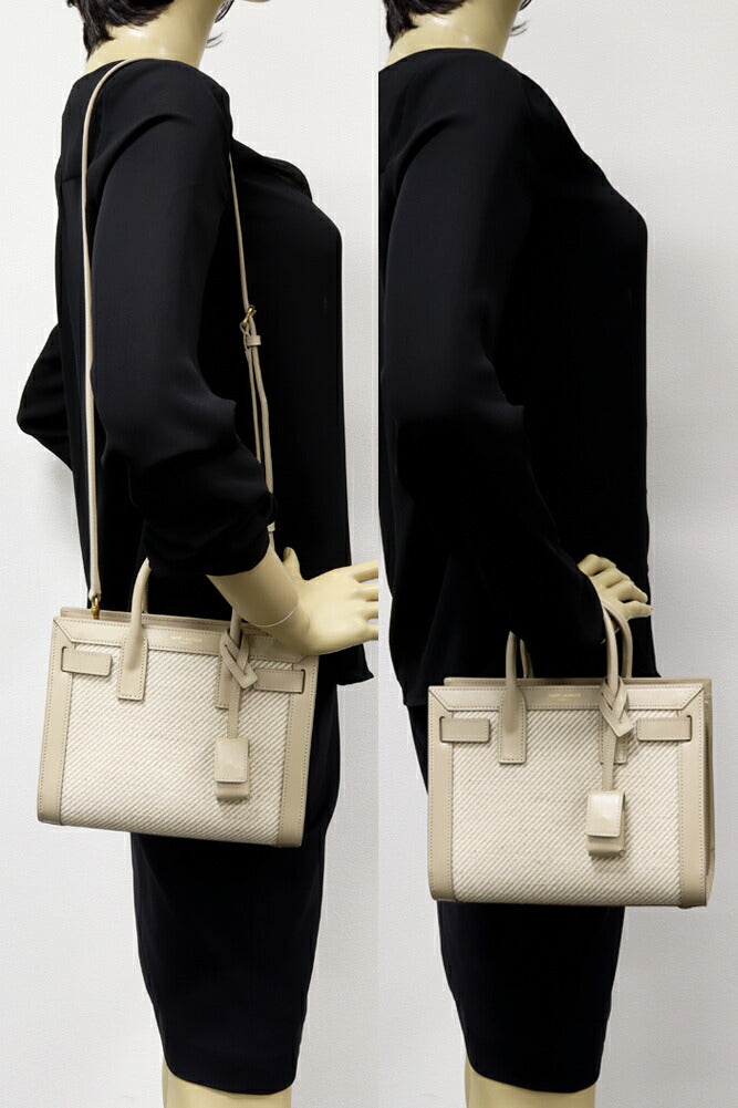 Saint Laurent Paris Calf Sac de Jour 2way Bag 400632 FAACT 9771