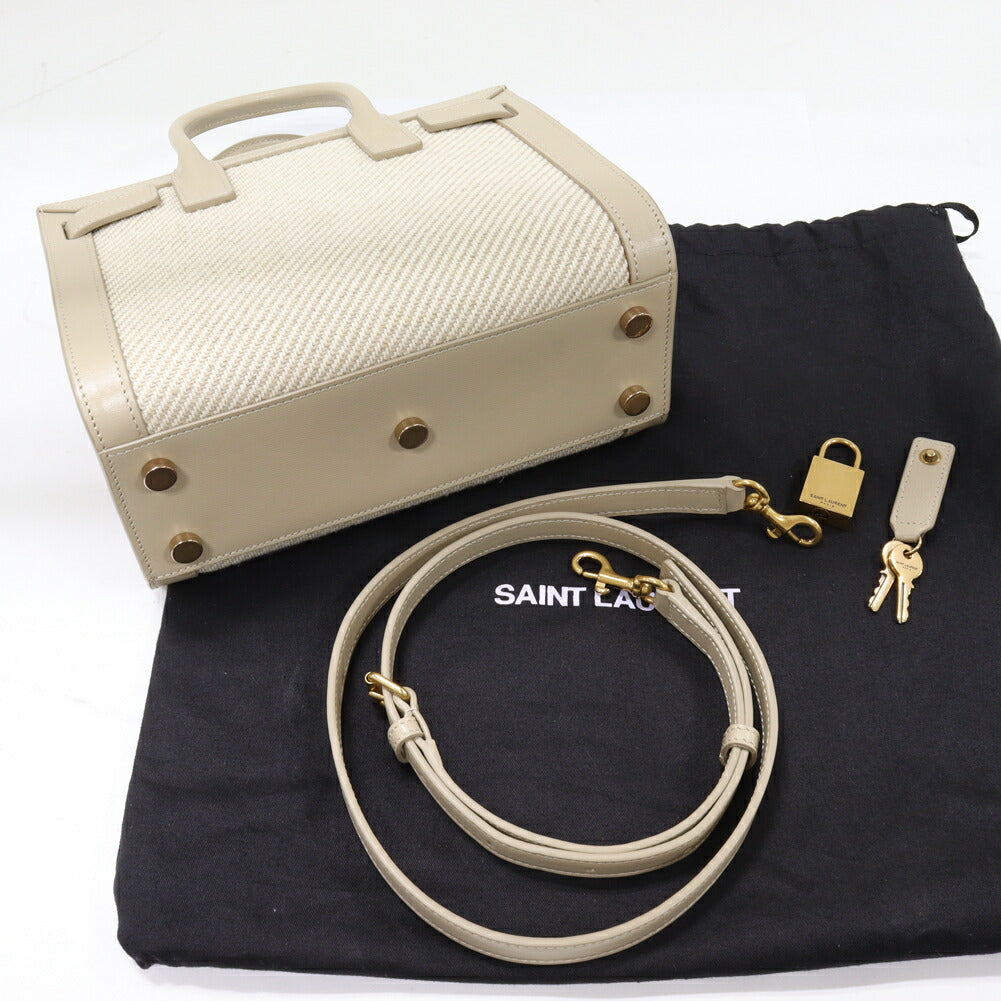 Saint Laurent Paris Calf Sac de Jour 2way Bag 400632 FAACT 9771