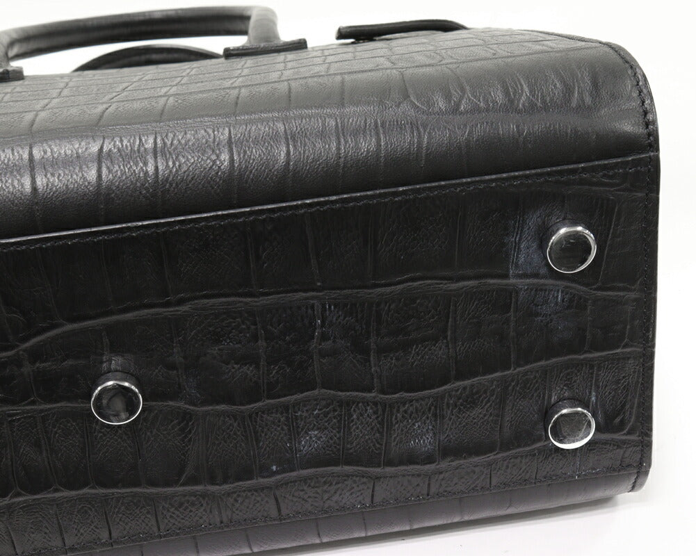 Saint Laurent Paris Sac de Jour Embossed Calf 2way Bag