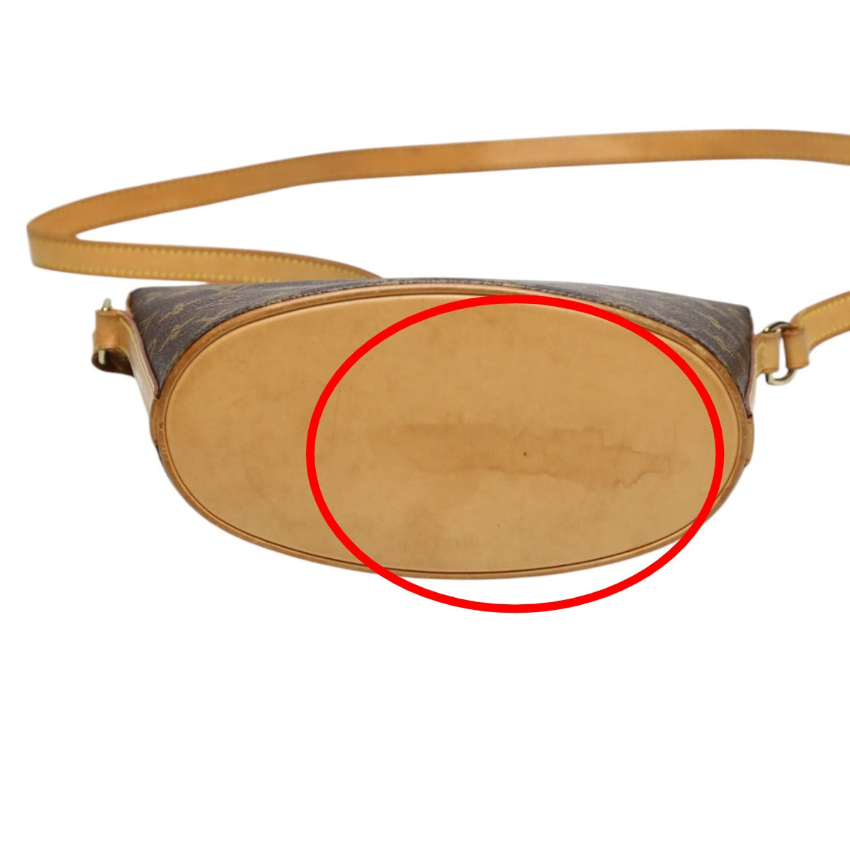LOUIS VUITTON Shoulder Bag Monogram canvas, leather Brown Shoulder Bag Monogram Drouot Women