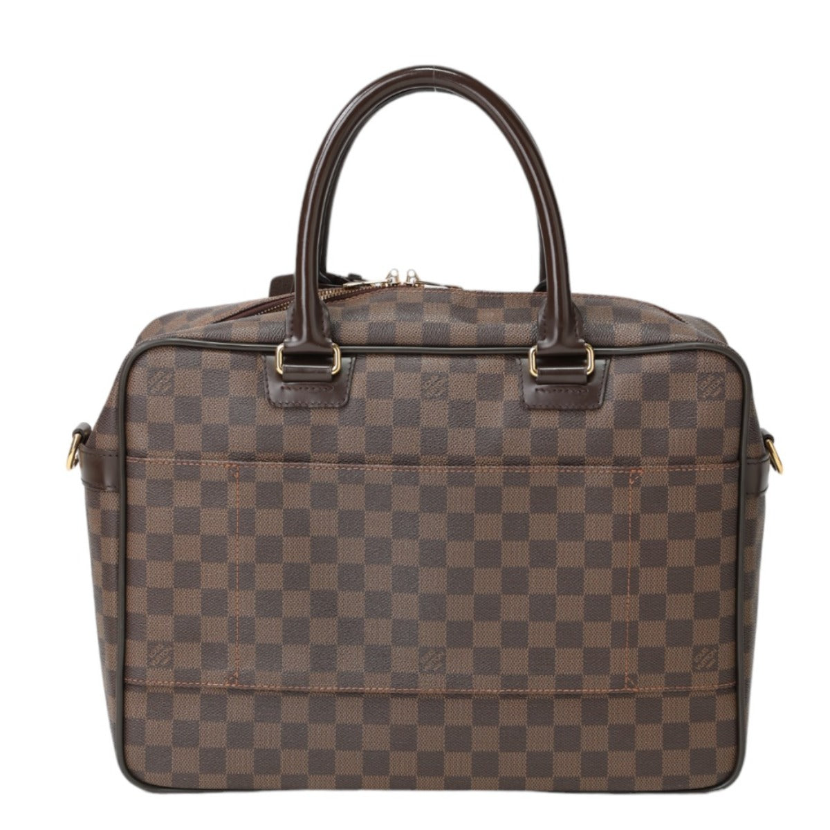 LOUIS VUITTON Handbag Damier canvas Brown Handbag Damier Ikar unisex(Unisex)