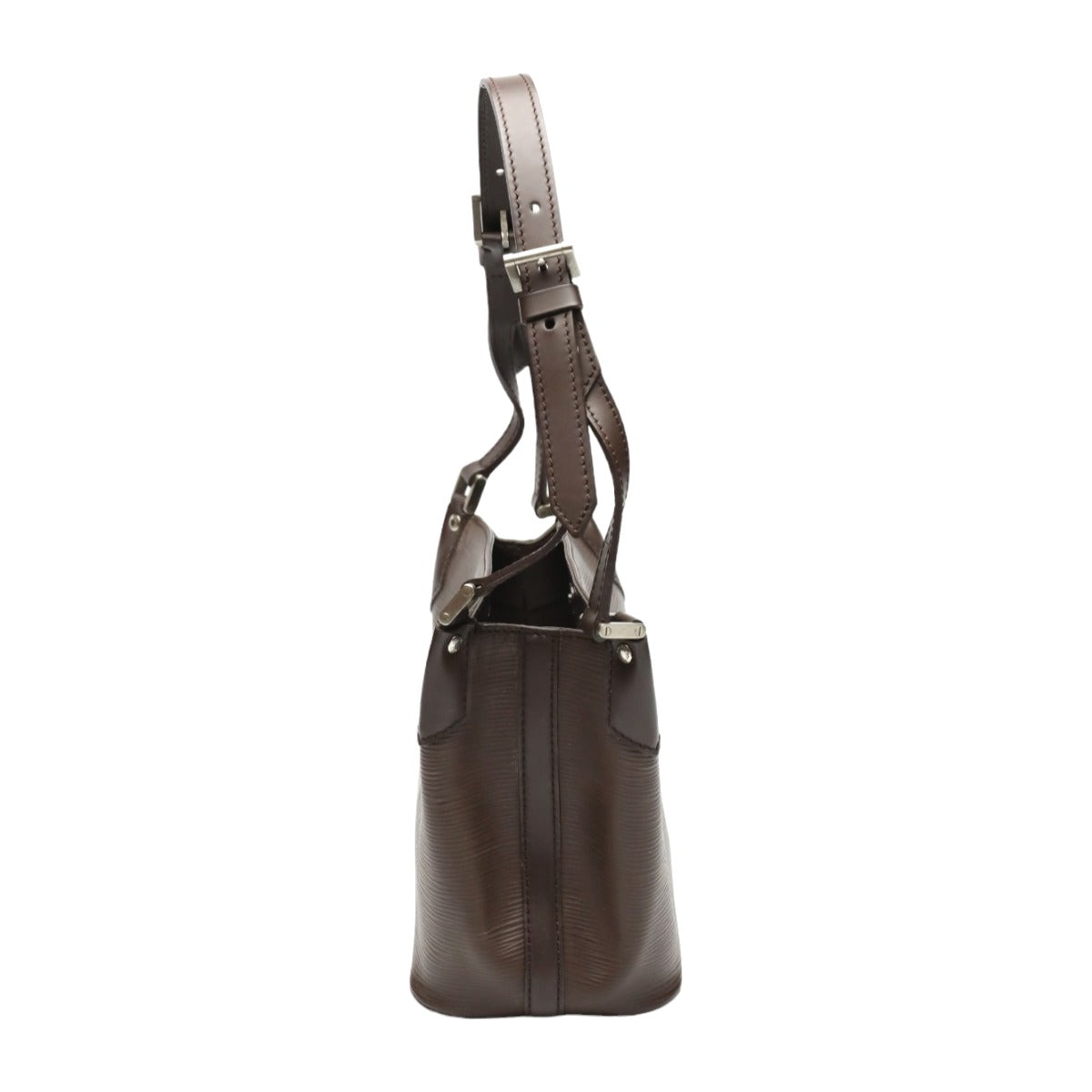 LOUIS VUITTON Tote Bag Epi Leather Brown mocha Epi Mandala PM Women