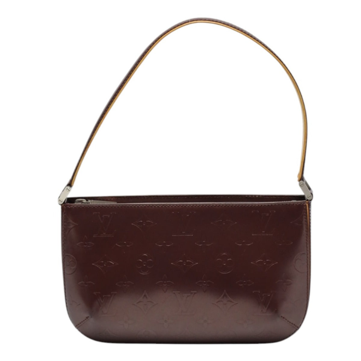LOUIS VUITTON Handbag leather Viole Mini bag Monogram mat Faula Women