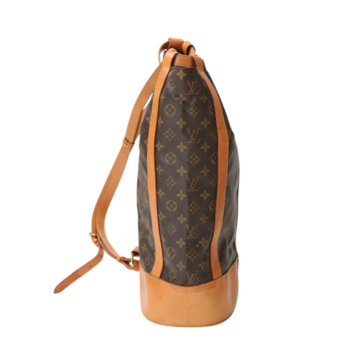 LOUIS VUITTON Shoulder Bag Monogram canvas, leather Brown Drawstring type Monogram RandonneeGM Women