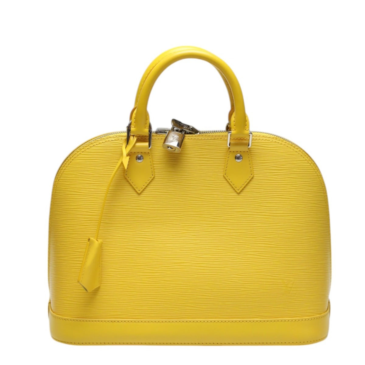 LOUIS VUITTON Handbag Epi Leather citron Handbag Epi Alma Women