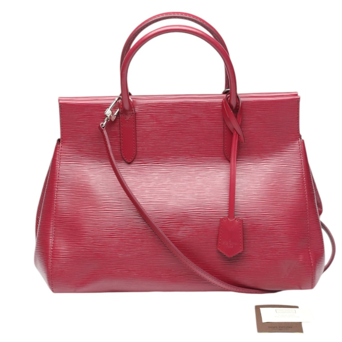 LOUIS VUITTON Handbag Epi Leather Fuchsia 2 way bag Epi Marley MM Women