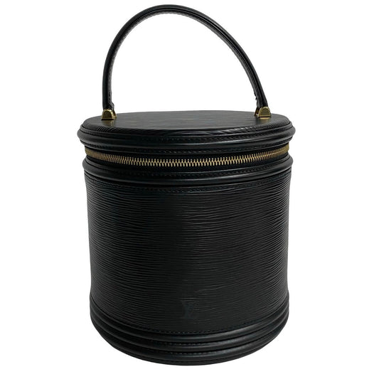 LOUIS VUITTON Handbag Epi Leather black Epi Cannes