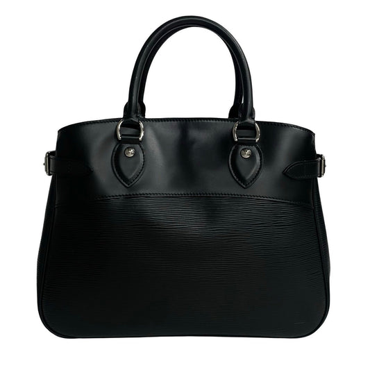 LOUIS VUITTON Handbag leather black Epi Passy PM