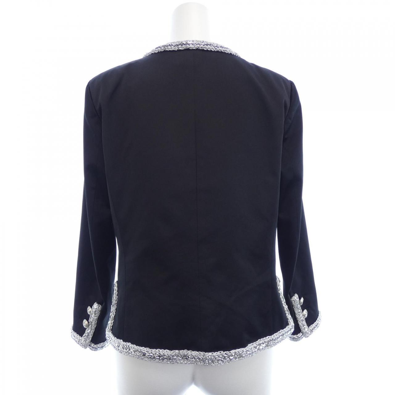 Chanel P64052V60050 Silk Collarless Jacket Handbag