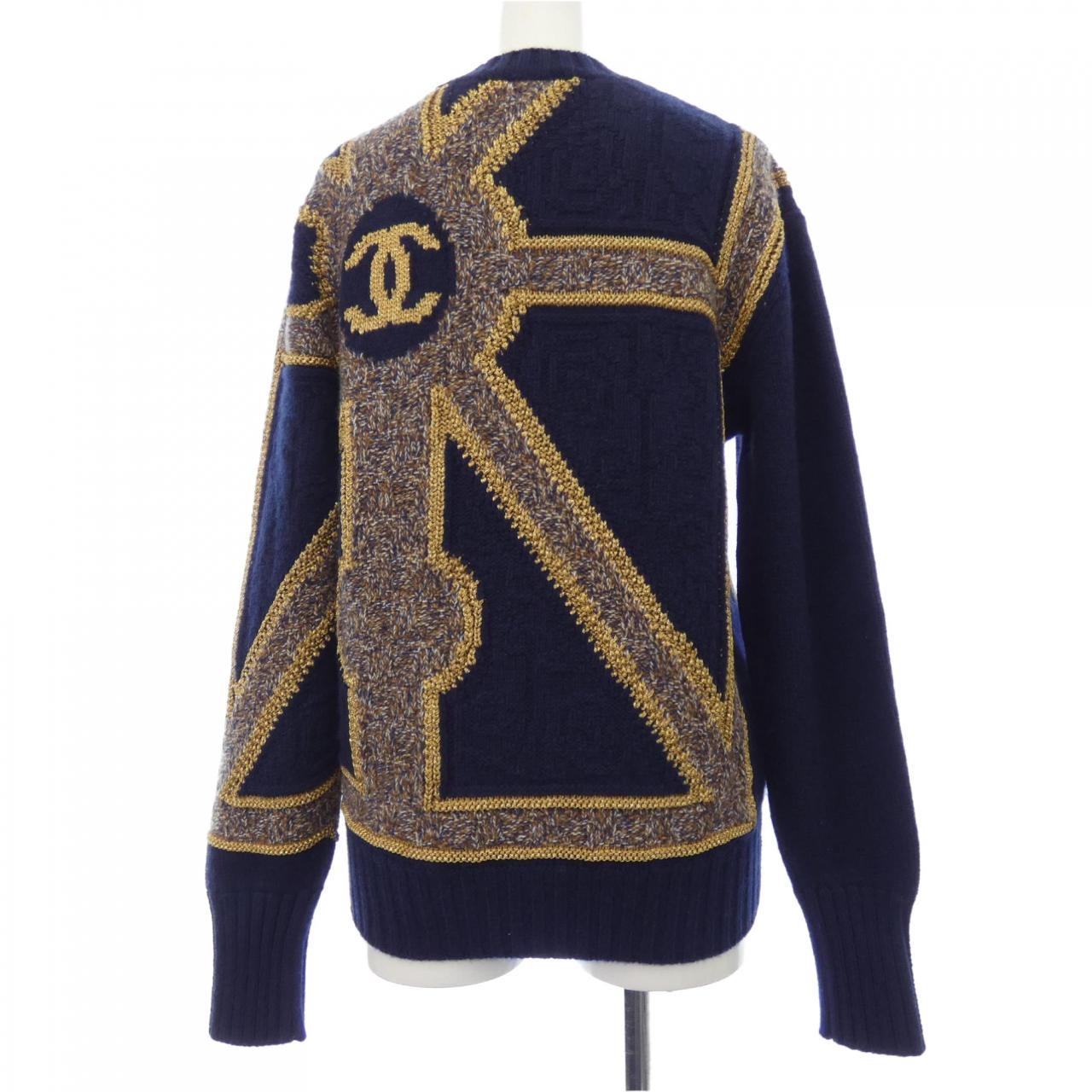Chanel P71032K10154 Cashmere Knit Handbag