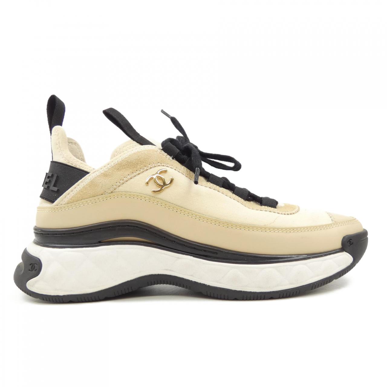 Chanel G35617Y53646 Fabric/Suede Calfskin Sneaker Handbag